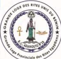 Emblème de la Respectable Loge Adjahouto n°19